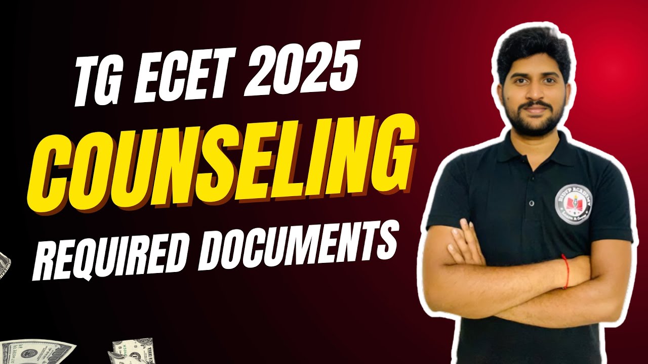 TG ECET 2025 Counseling Full List of Required Documents 📄✅