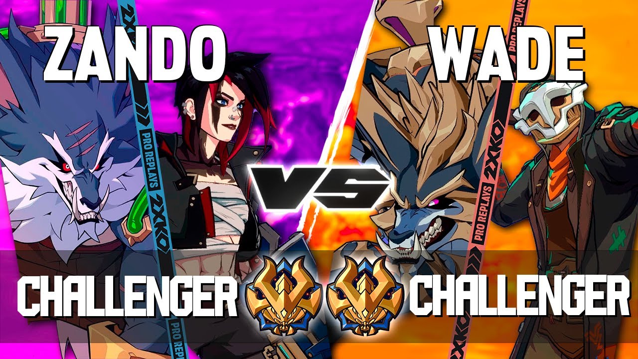 2XKO ▰ ZANDO (Vi-Warwick) vs WADE (Warwick-Ekko) ▰ 2XKO Pro level replays