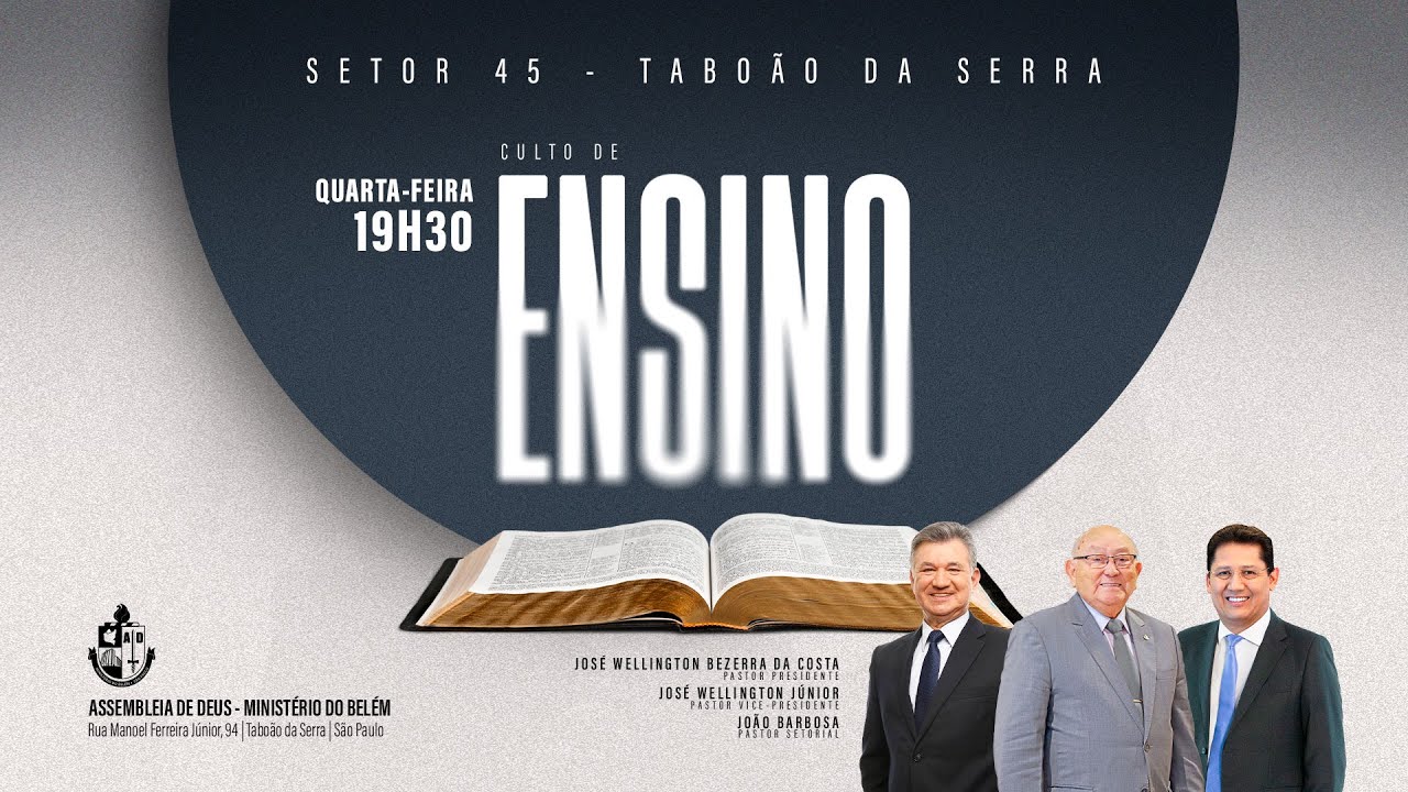 pregação culto de Ensino 28 01 26