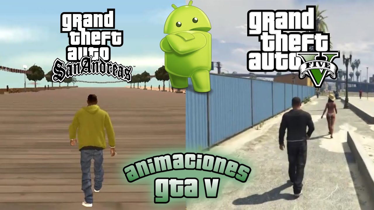 animacion de gta v para gta sa android