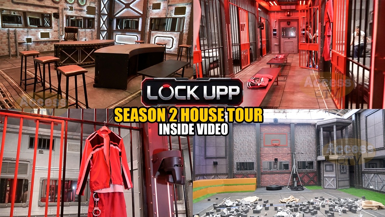 Lock Upp Season 2 House Tour | Lock Upp Season 2 Inside Video | Jail,Bedroom,Living Room | Access Tv