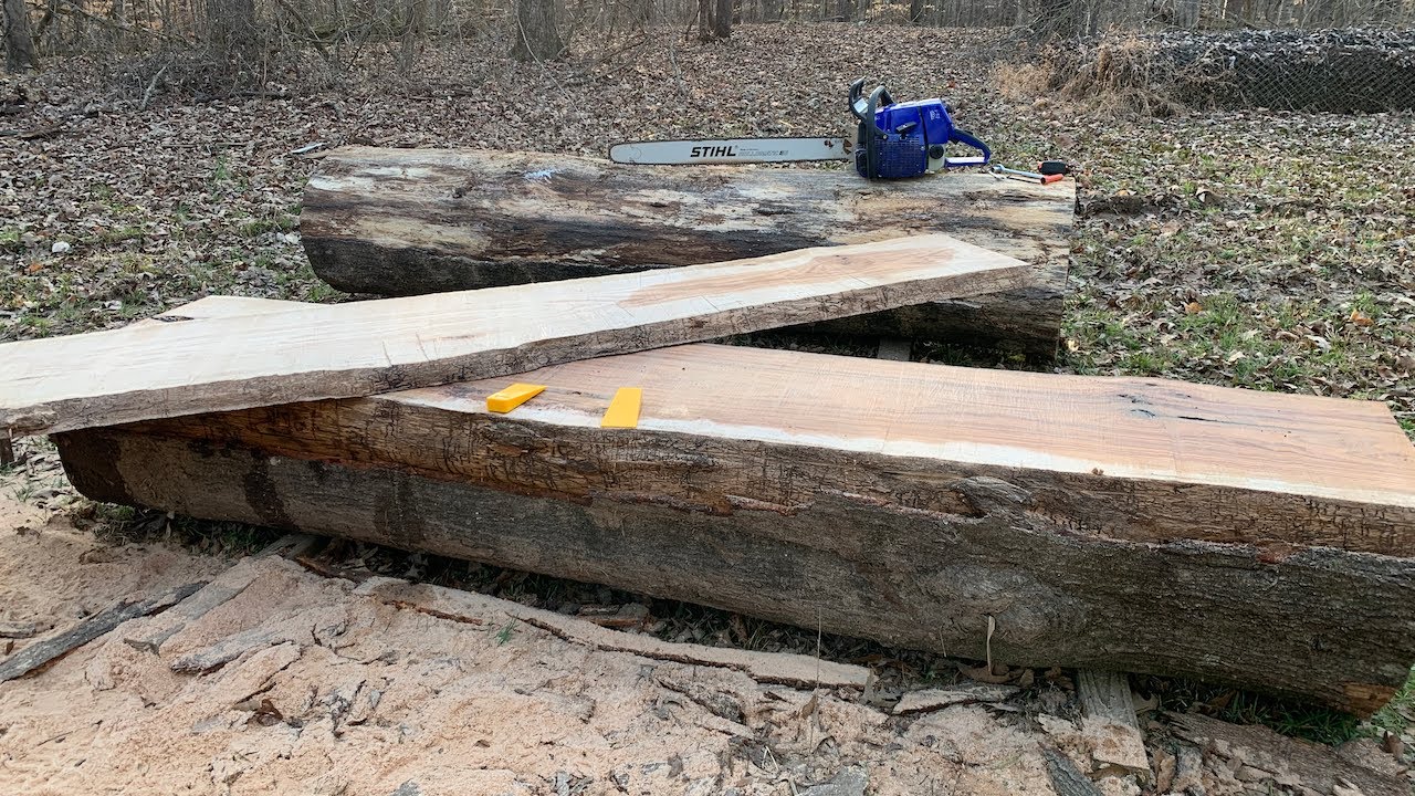 ПЕРВОЕ ФРЕЗЕРОВАНИЕ с помощью цепной пилы Granberg Alaskan и пилорамы Holzfforma G660