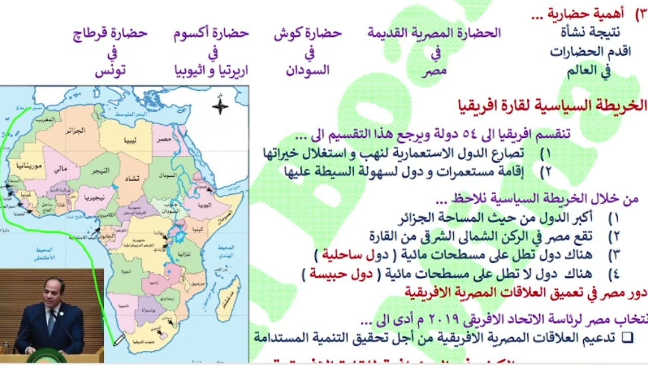 قارة افريقيا الموقع و الكشوف الجغرافية