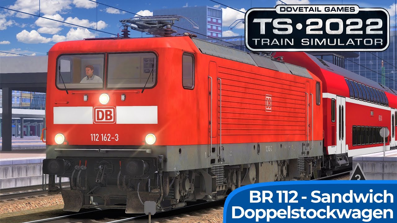 REGIONALZUG | Sandwichbetrieb: München - Augsburg | TRAIN SIMULATOR 2022 | BR 112 im LZB Betrieb