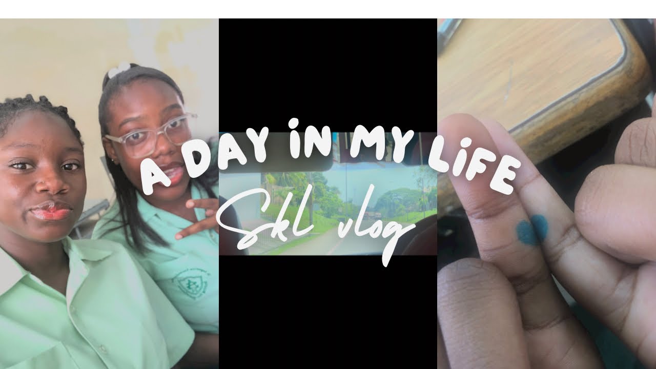 A day in my life (skl edition) #classess #POB #food #trinidad #schoollife