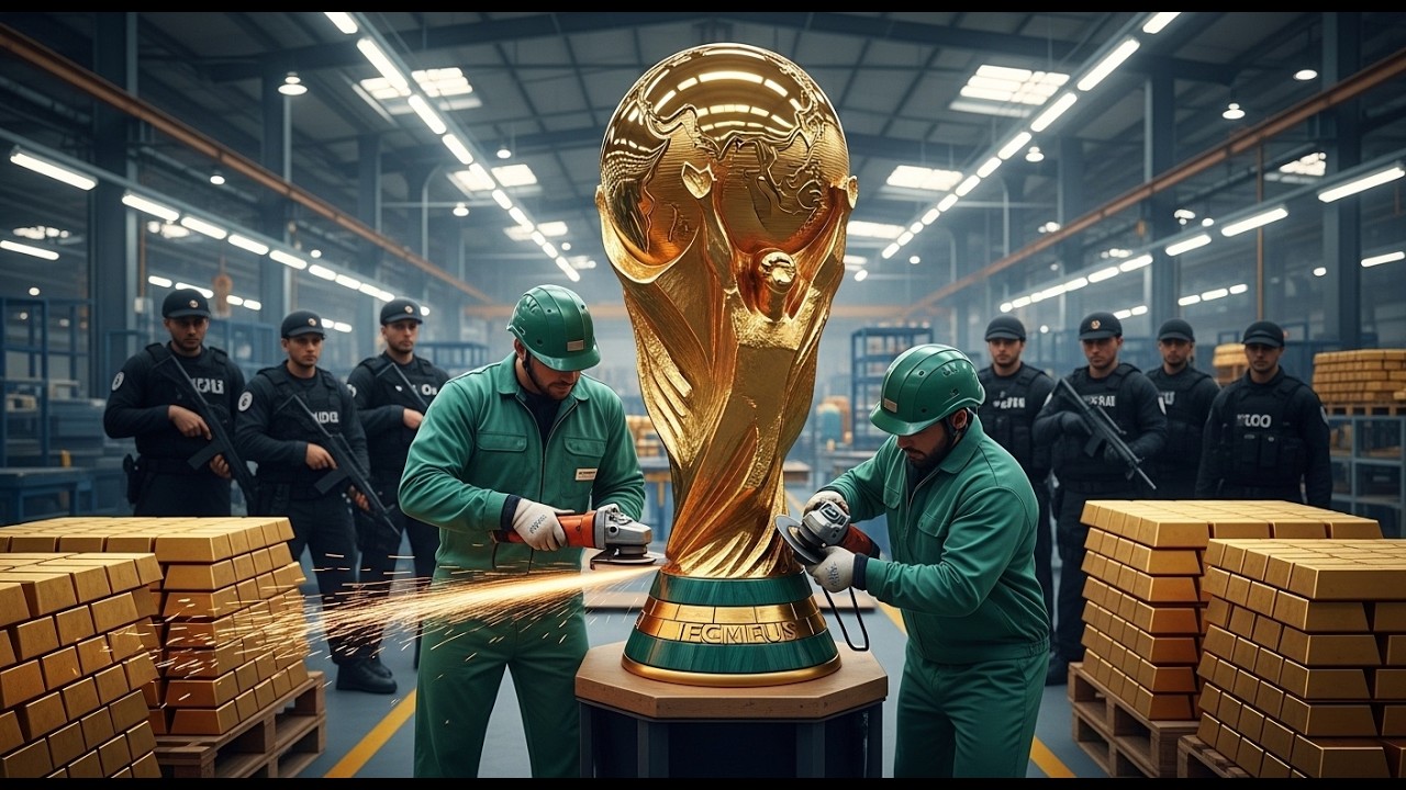 $20,000,000 Gold Trophy Manufacturing Process | World's Most Iconic Icon 🏆