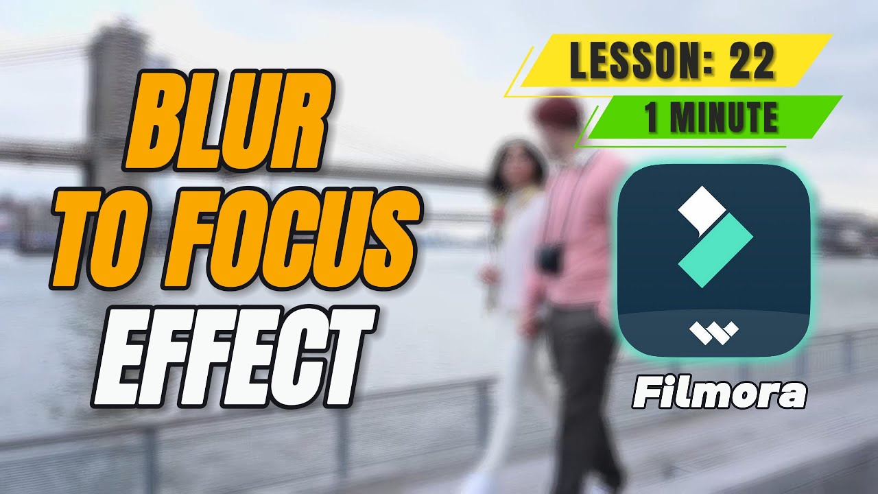How to add Blur to Focus Effect in @FilmoraWondershare - Lesson 22 Filmora Tutorial