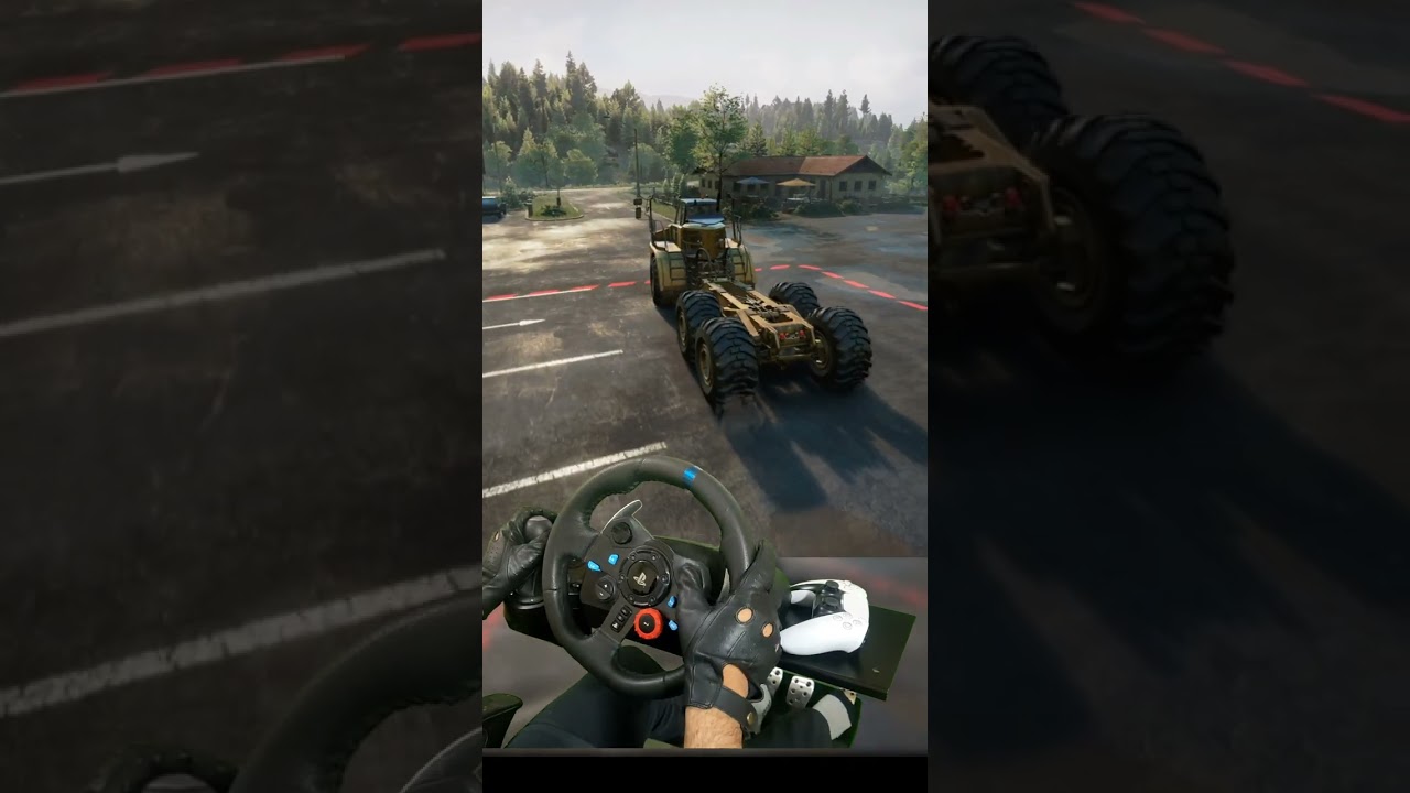 Driving a Beast in SnowRunner! Logitech G29 in Action 🚜