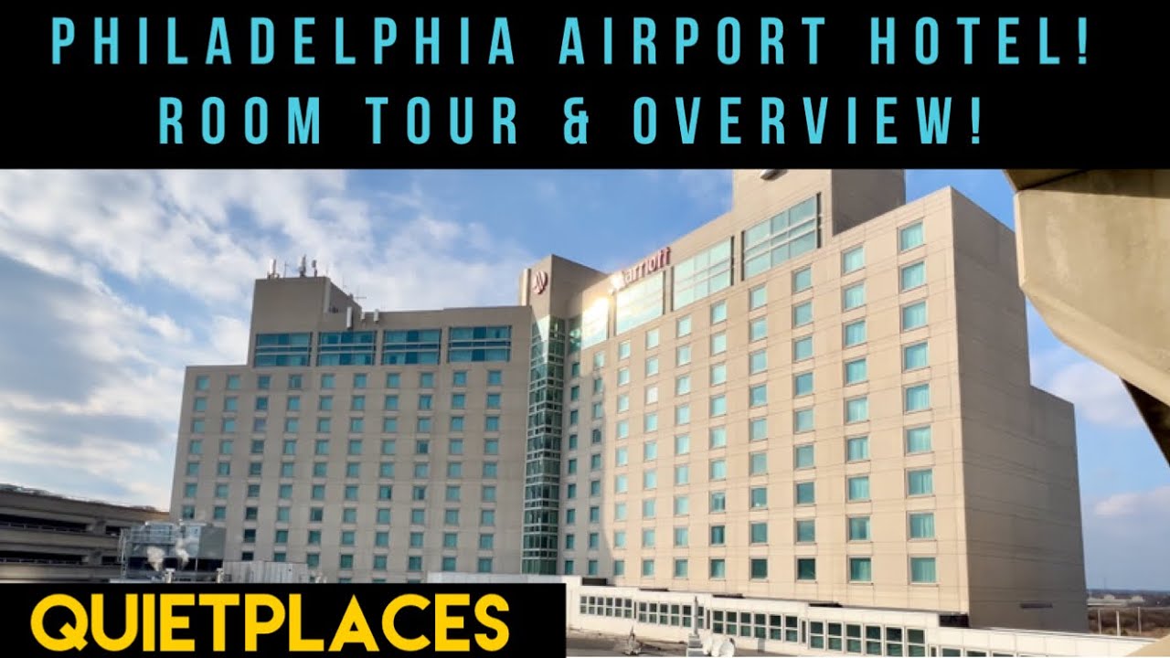 Philadelphia Airport Marriott Hotel Room Tour & Overview!