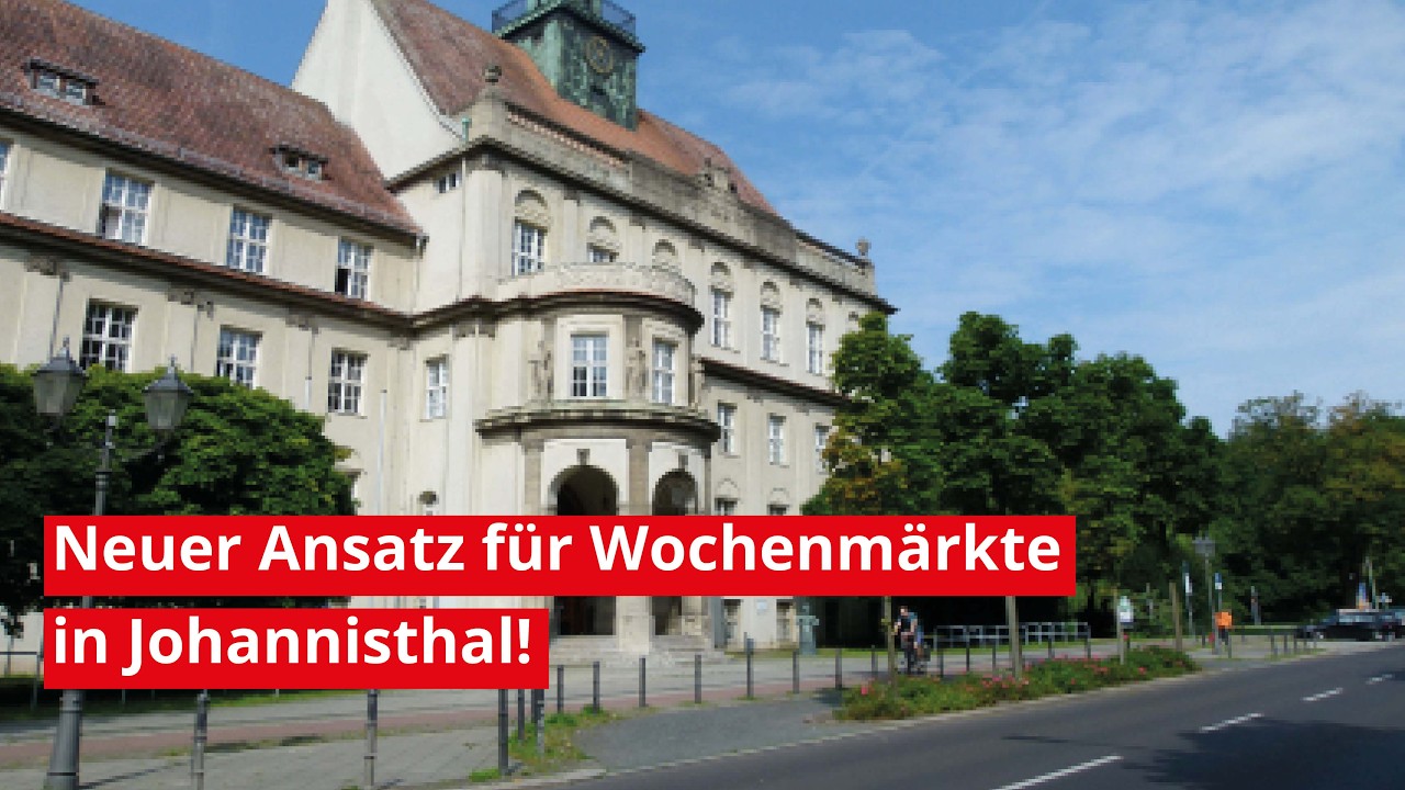 M&auml;rkte der Begegnung in Johannisthal: Neustart f&uuml;r Wochenmarkt am Rathaus geplant