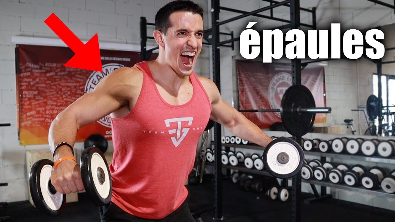 ÉPAULE MUSCLÉ EN 5 MINUTES ! (entraînement à la maison)