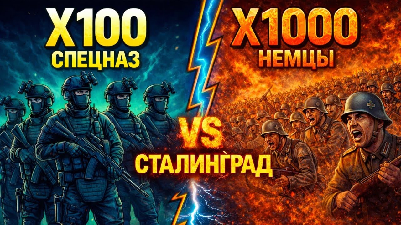 ЧТО ЕСЛИ 100 БОЙЦОВ СПЕЦНАЗА ПОПАЛИ В СТАЛИНГРАД В 1942 ГОДУ