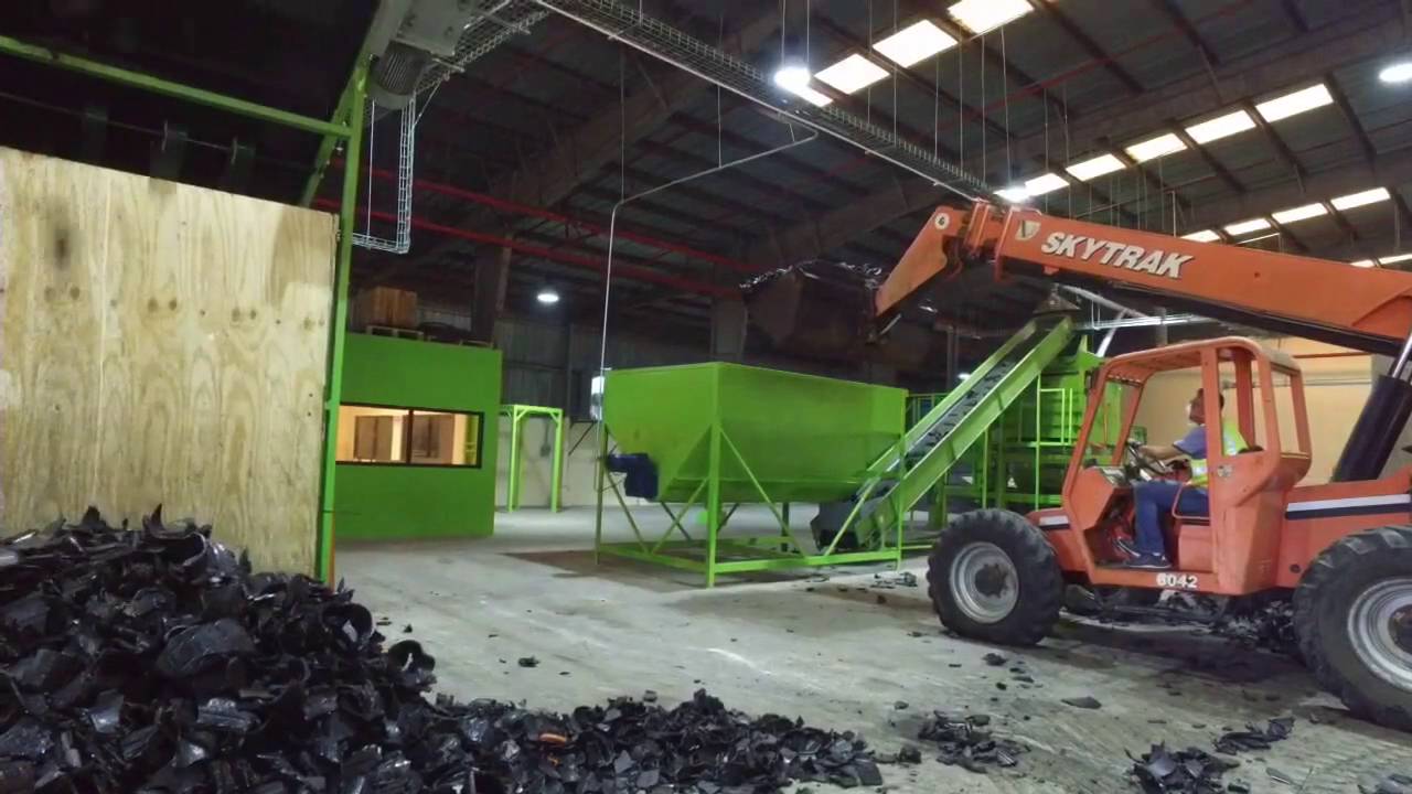 Green Tire Recycling - Crumb Rubber Plant - ECO Green Equipment