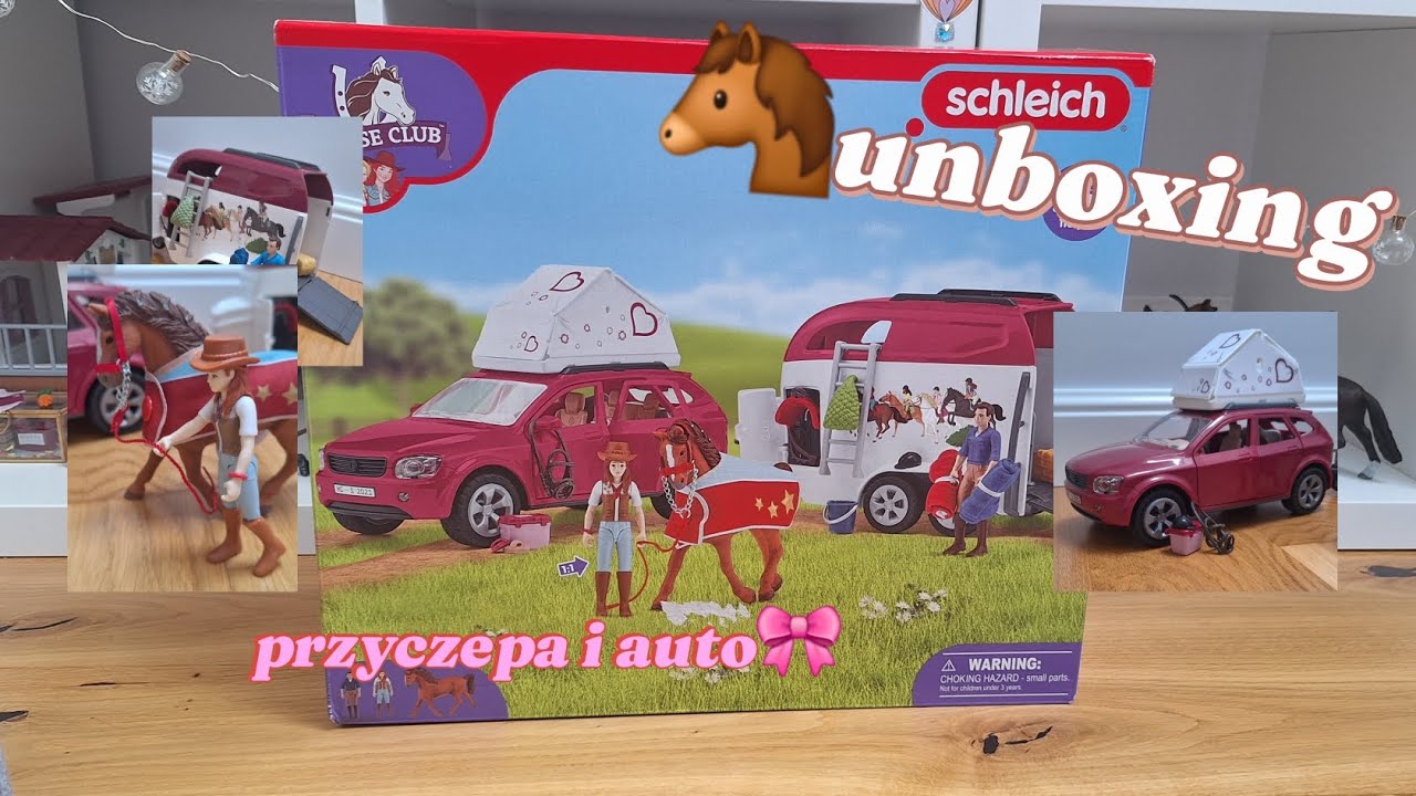 UNBOXING #2/Przyczepa i auto🐴