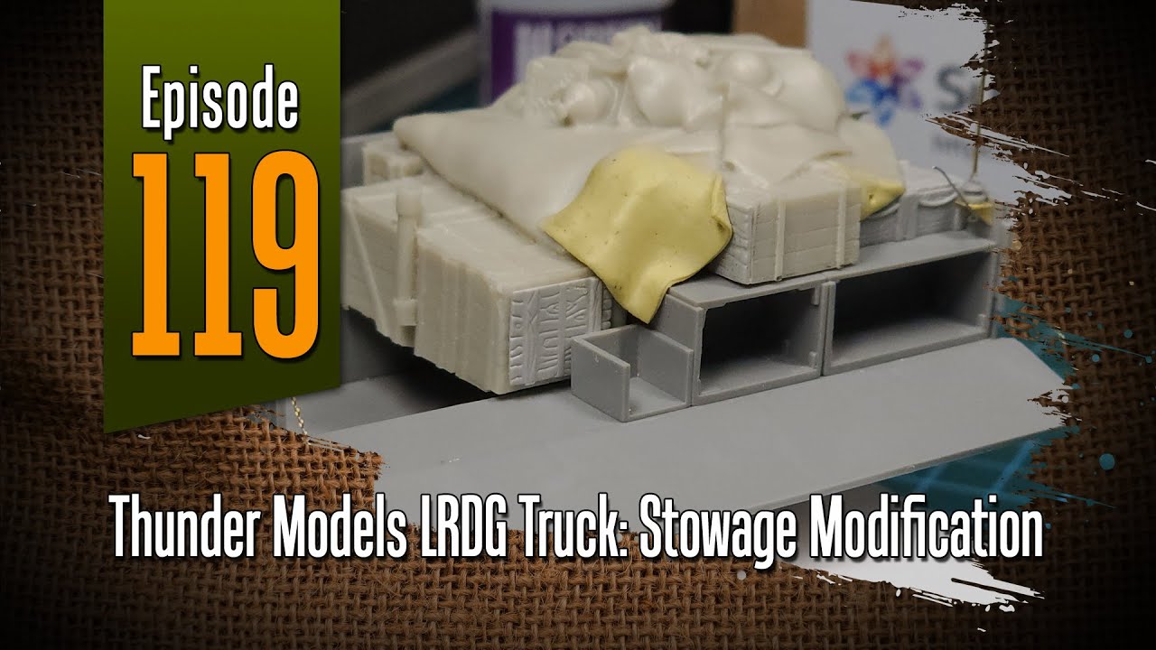 Модификация для хранения грузовиков Thunder Models LRDG