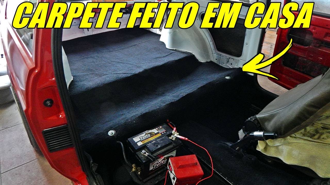 CARPETE FEITO EM CASA NO VOYAGE GLS DE R$ 800