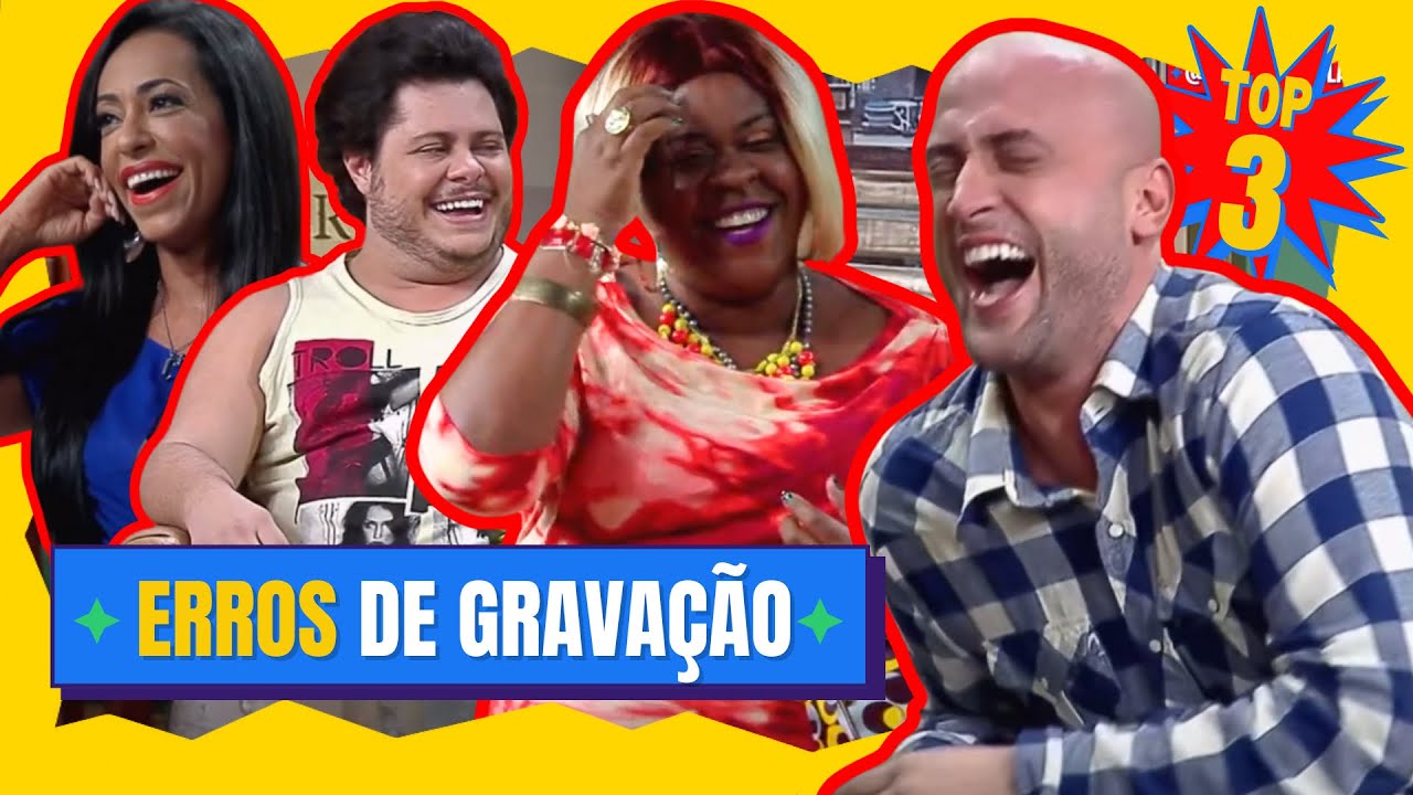Paulo Gustavo e Marcus Majella NÃO SE AGUENTARAM!  😂 | Erros de Gravação | Cortes Que Cola
