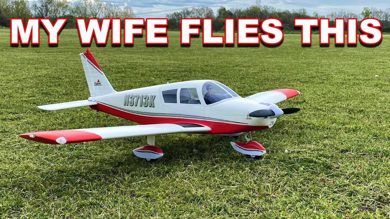 E-flite Piper Cherokee RC Plane - Is It ACTUALLY EASY TO FLY? - TheRcSaylors