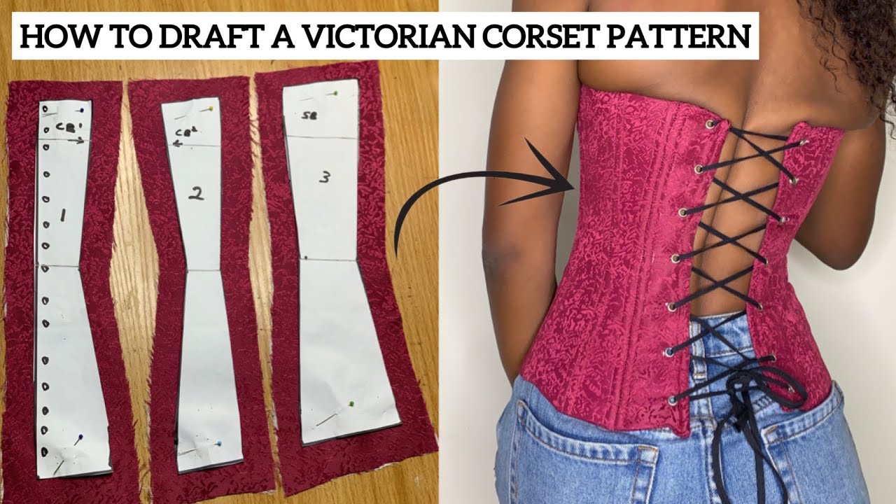 DETAILED: How To Draft a Victorian Corset Pattern.