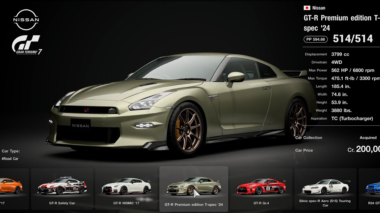 Gran Turismo 7 | All Cars List Brand Central & Collection [514/514 October 2024] [4KPS5]