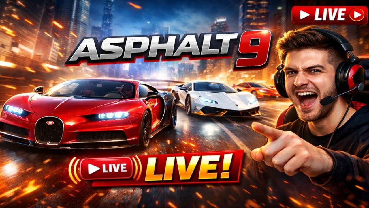 English Asphalt 9 : 👍 Good stream | Playing Solo | Streaming with Prism Live Studio