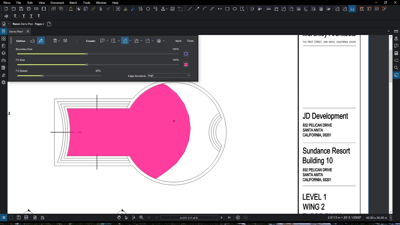 Saving Time with Bluebeam Revu Using the Dynamic Fill Tool