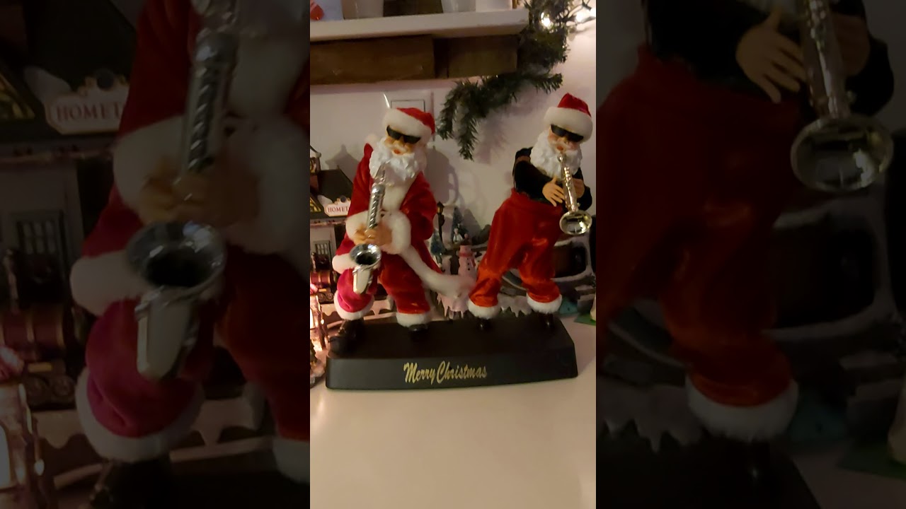 Duo animated merry x mas santas