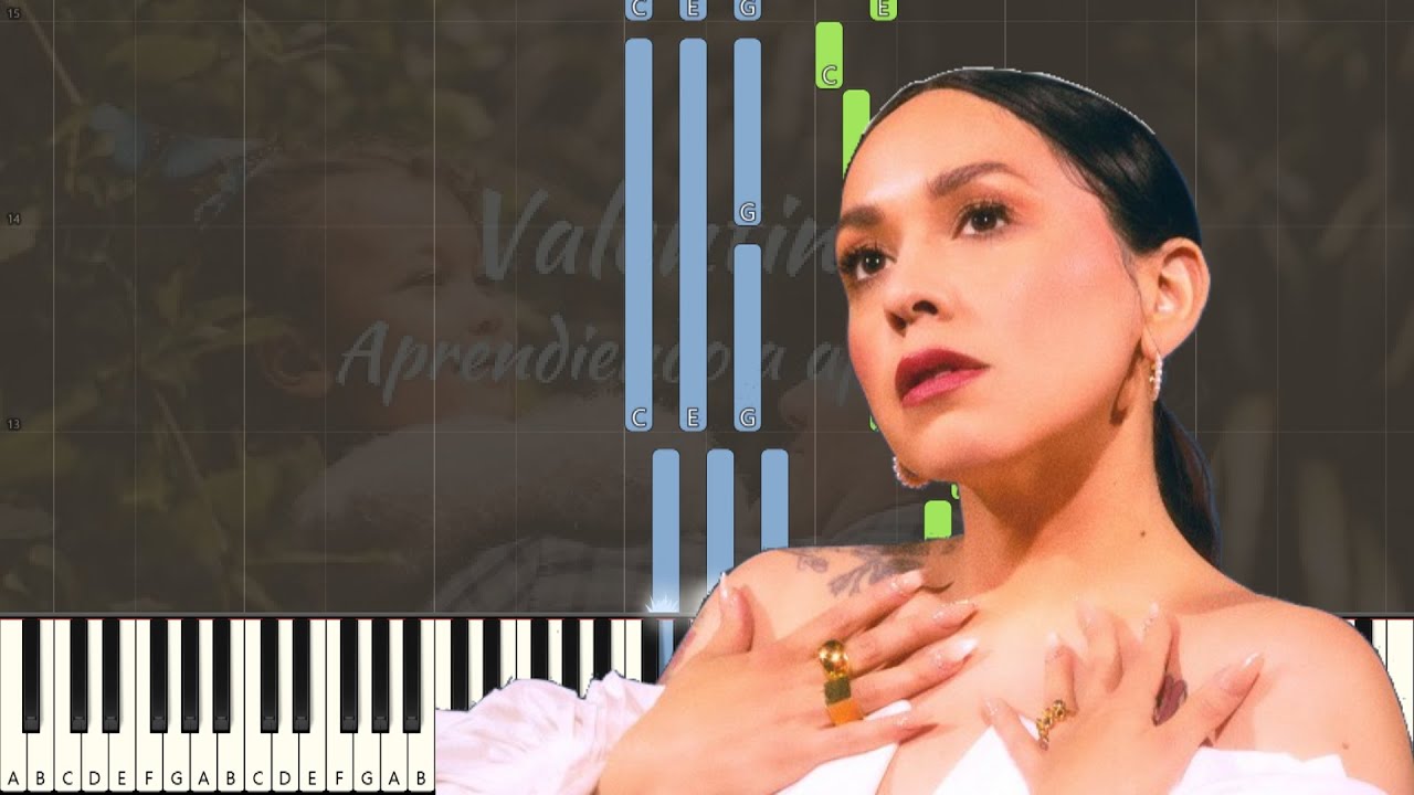 Carla Morrison - Valentina (Piano Tutorial)