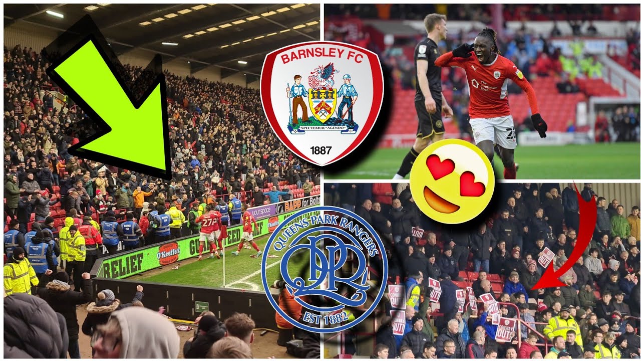 ABSOLUTE CRAZY MOMENT AS BARNSLEY FINALLY WIN AFTER 101 DAYS! Barnsley Vs QPR Vlog!