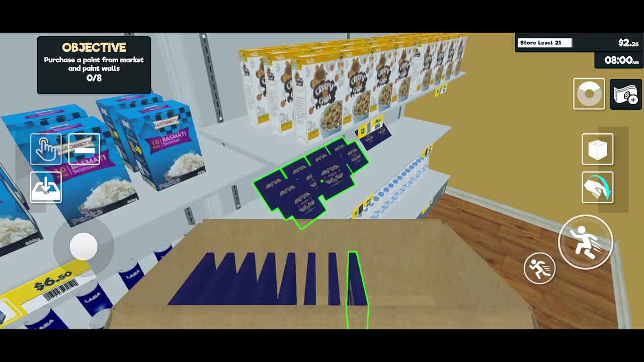 Supermarket simulator,(got a new Restocker)