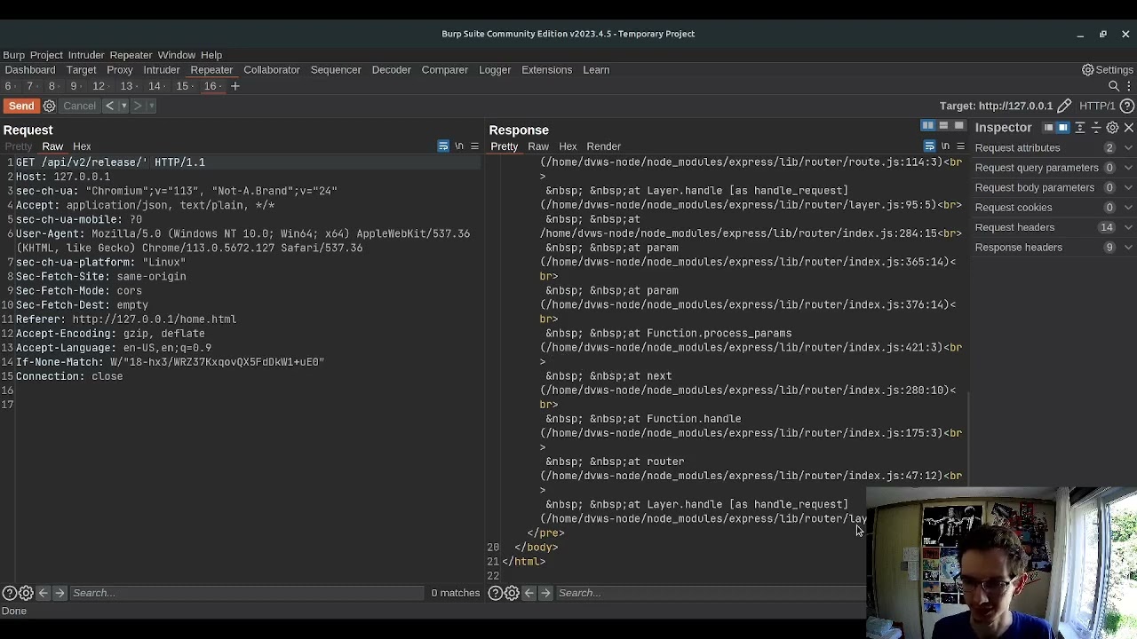 10. XPath Injection / Hacking DVWS with Burp Suite