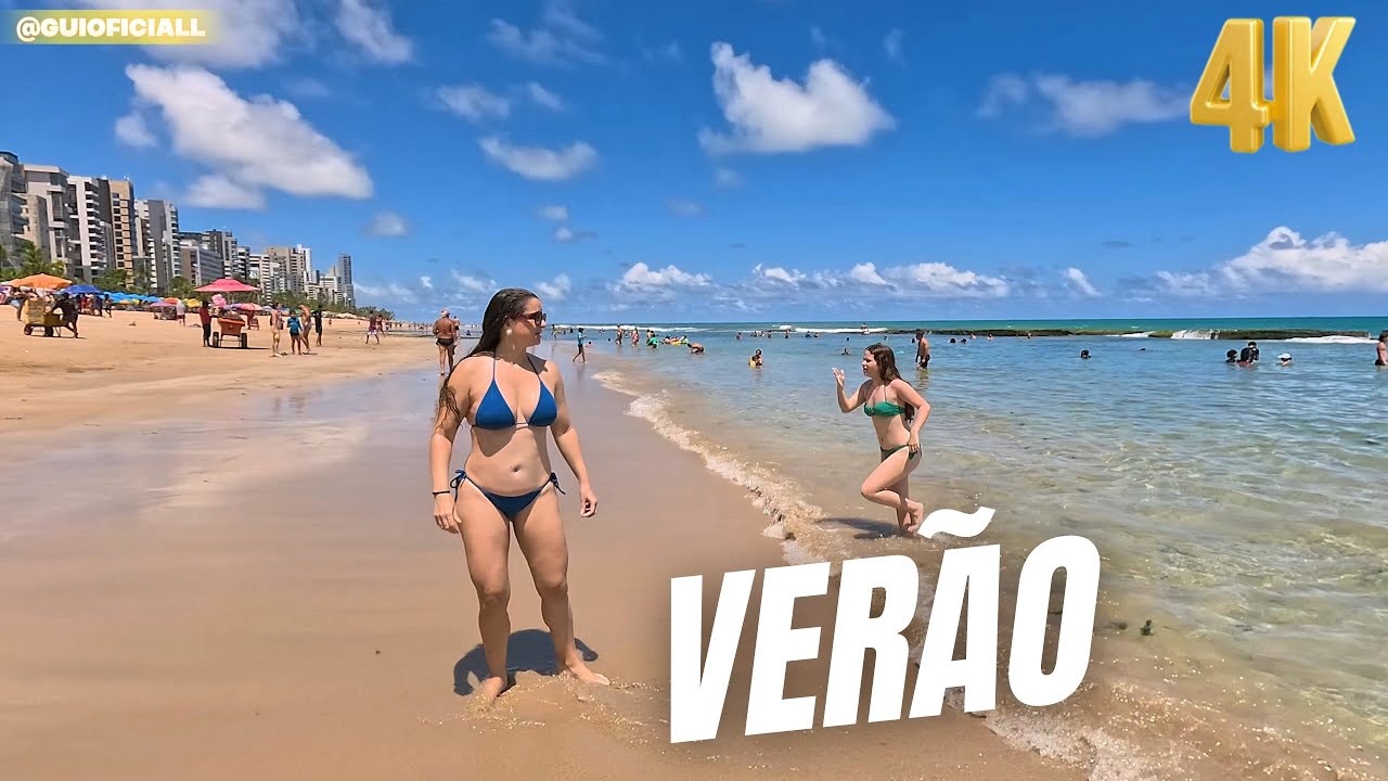 RECIFE PRAIA DE BOA VIAGEM ZONA SUL DO RECIFE VERÃO ALTA TEMPORADA 09/￼01/2026