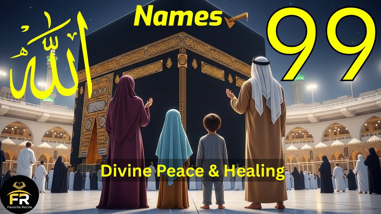 99 Names of Allah | Radiant Asma Ul Husna | Divine Peace & Healing#99namesofallah