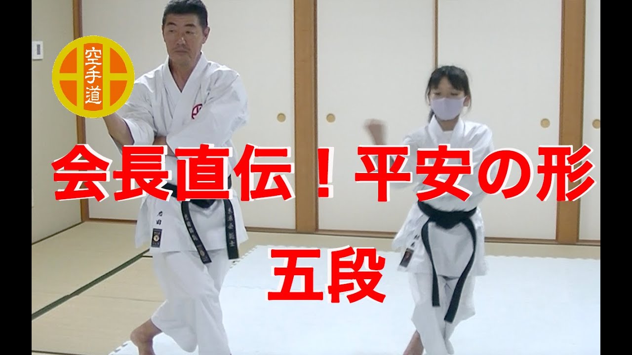初心者必見！平安５段上達のポイントと分解組手！　Heian 5 dan with Bunkai Kumite by Genzo IWATA