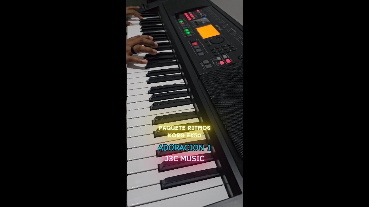 PAQUETE DE RITMOS - ADORACION  KORG EK50