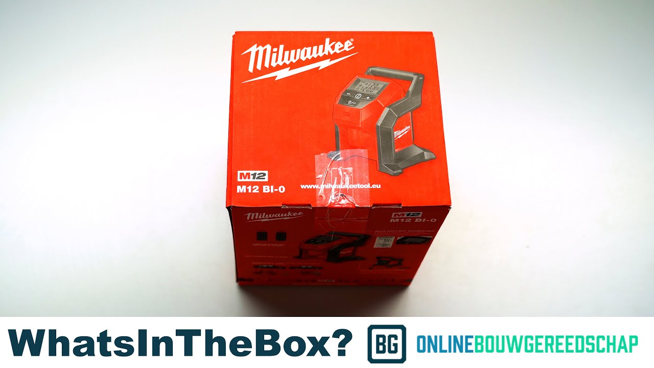 Milwaukee M12 BI-0 Subcompacte Pomp Unboxing | OnlineBouwgereedschap