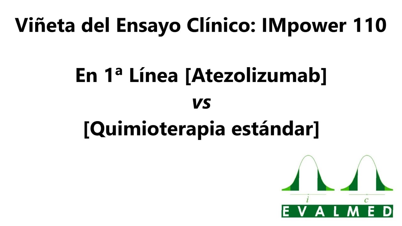 Vi&ntilde;eta ECA IMpower 110, Atezolizumab vs QMT-platino