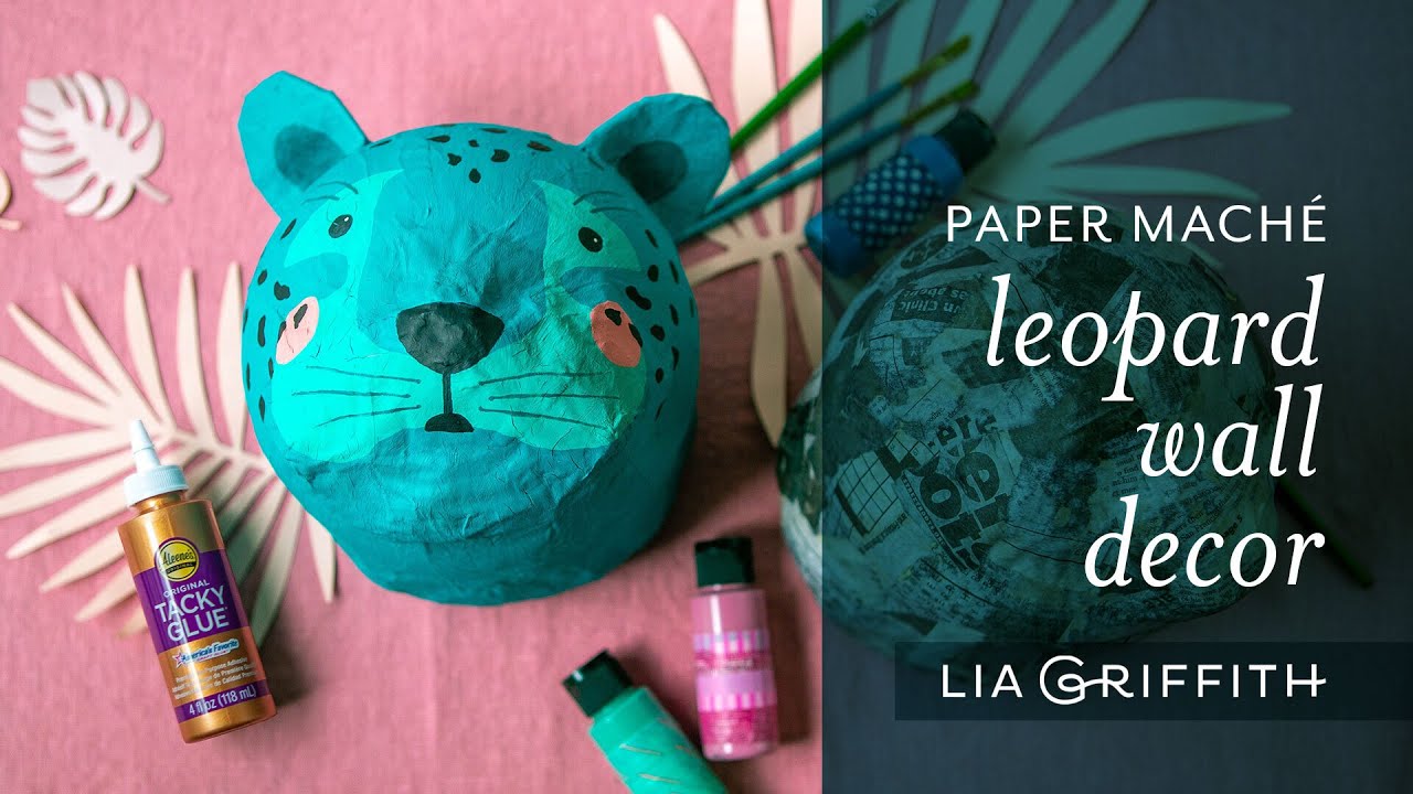 DIY Paper Mâché Leopard