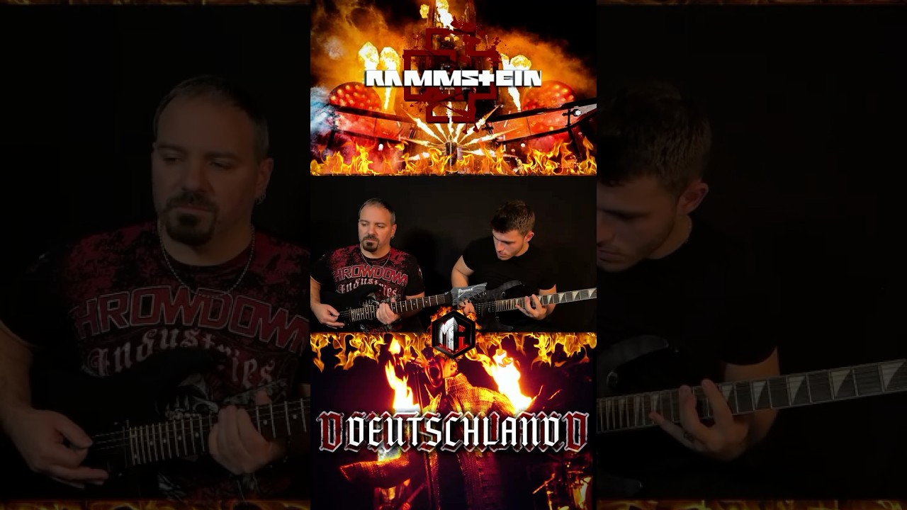 Rammstein: Deutschland 2 #fatherandson #guitar #rammstein  #metal #metalhead #cover #rock