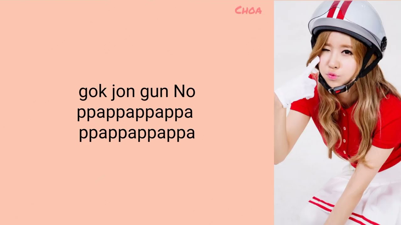 Crayon Pop_크레용팝 빠빠빠(Bar Bar Bar) Lyrics / Lavander