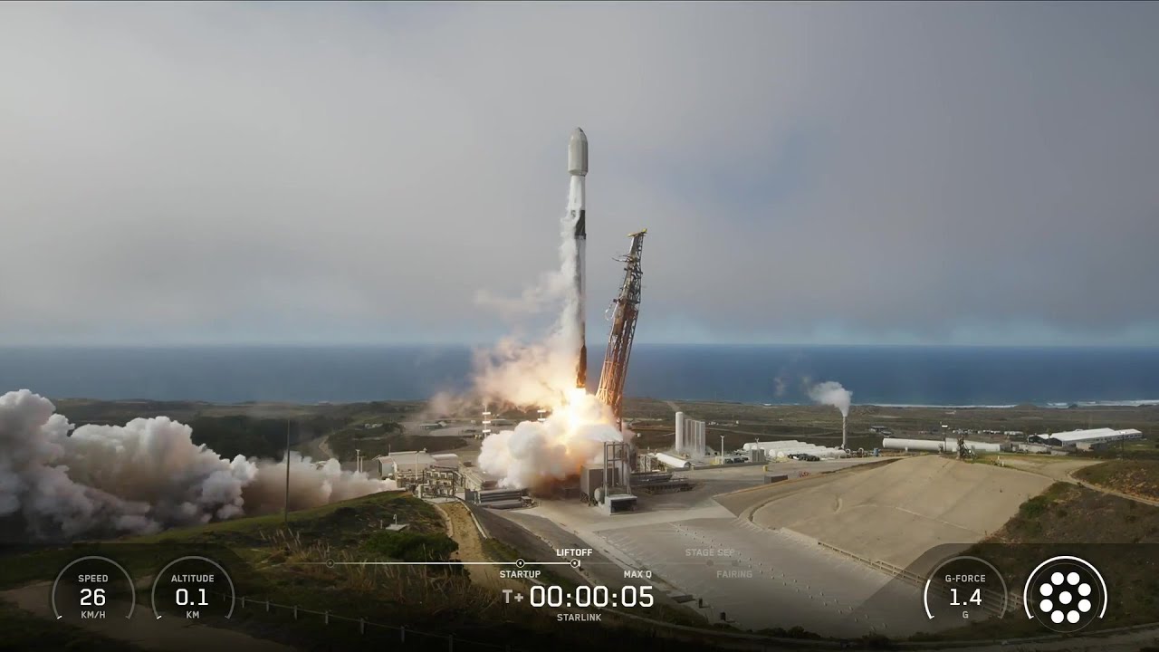 Blastoff! SpaceX launches 28 Starlink satellites from California, nail landing