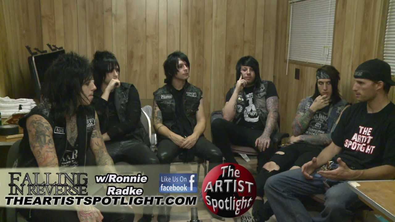 Falling in Reverse with Ronnie Radke Pt 2 interview from Rocklahoma on The Artist Spotlight!!