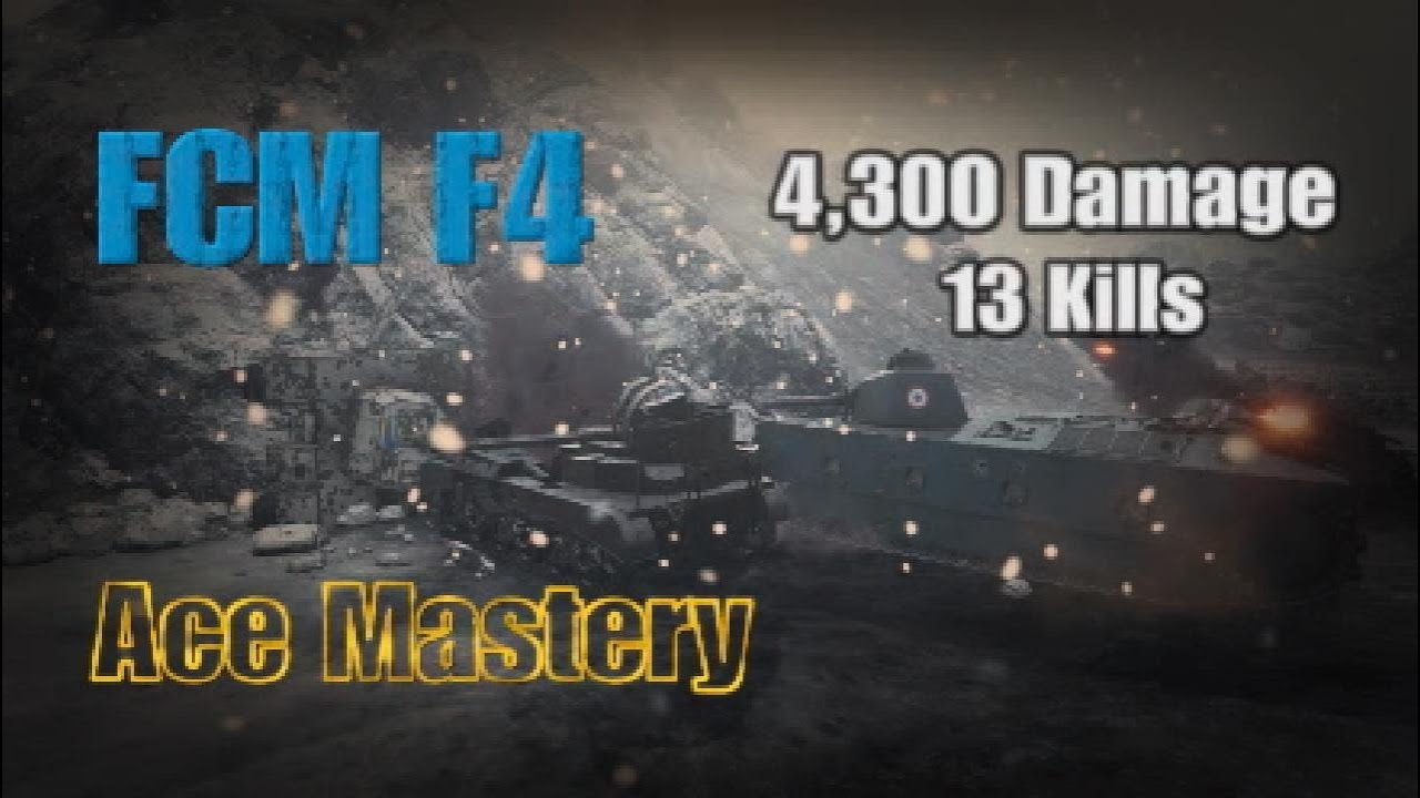 FCM F4 - 4,300 Damage 13 Kills Ace | WoT Console