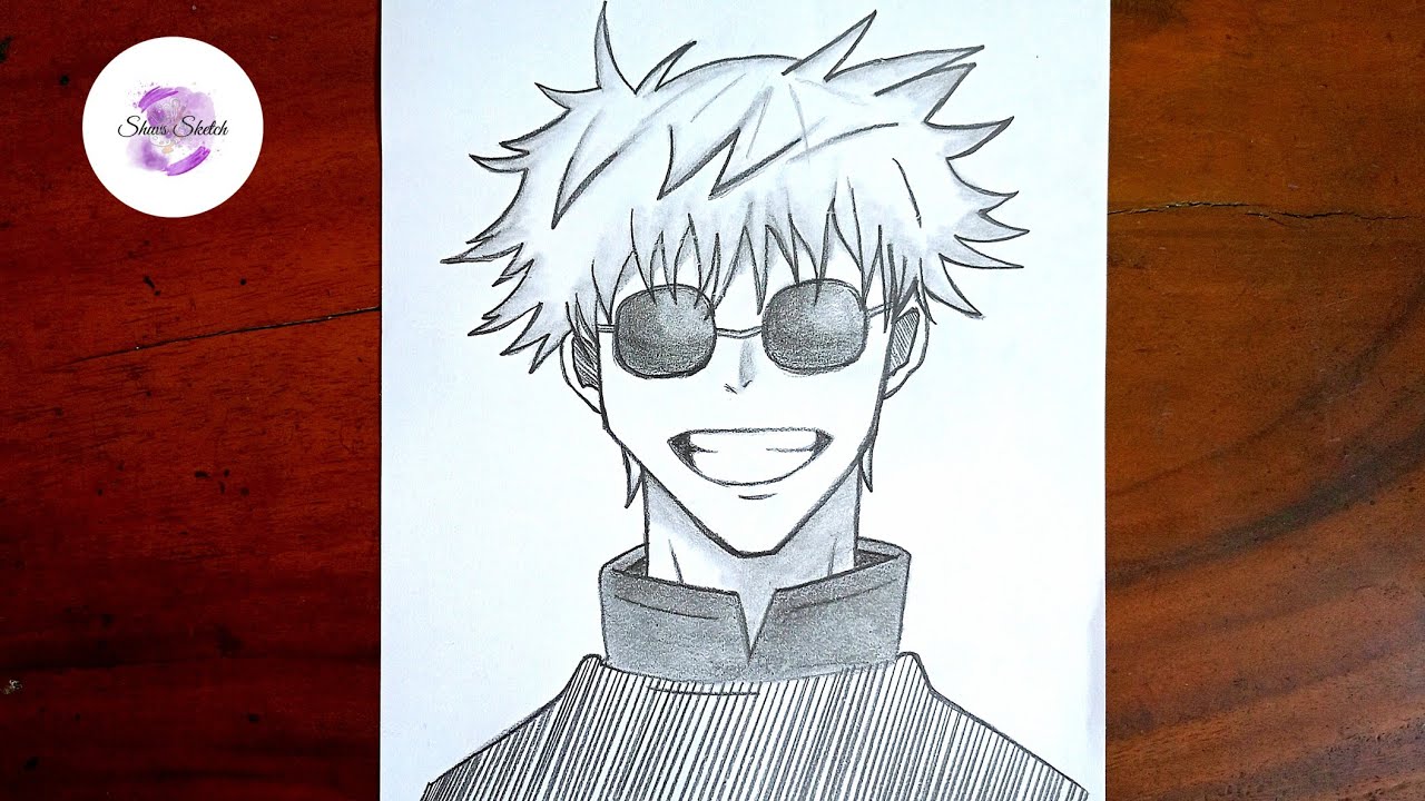 How to Draw Gojo Satoru Step by Step || How to Draw Anime Step by Step || Easy Drawing Tutorial