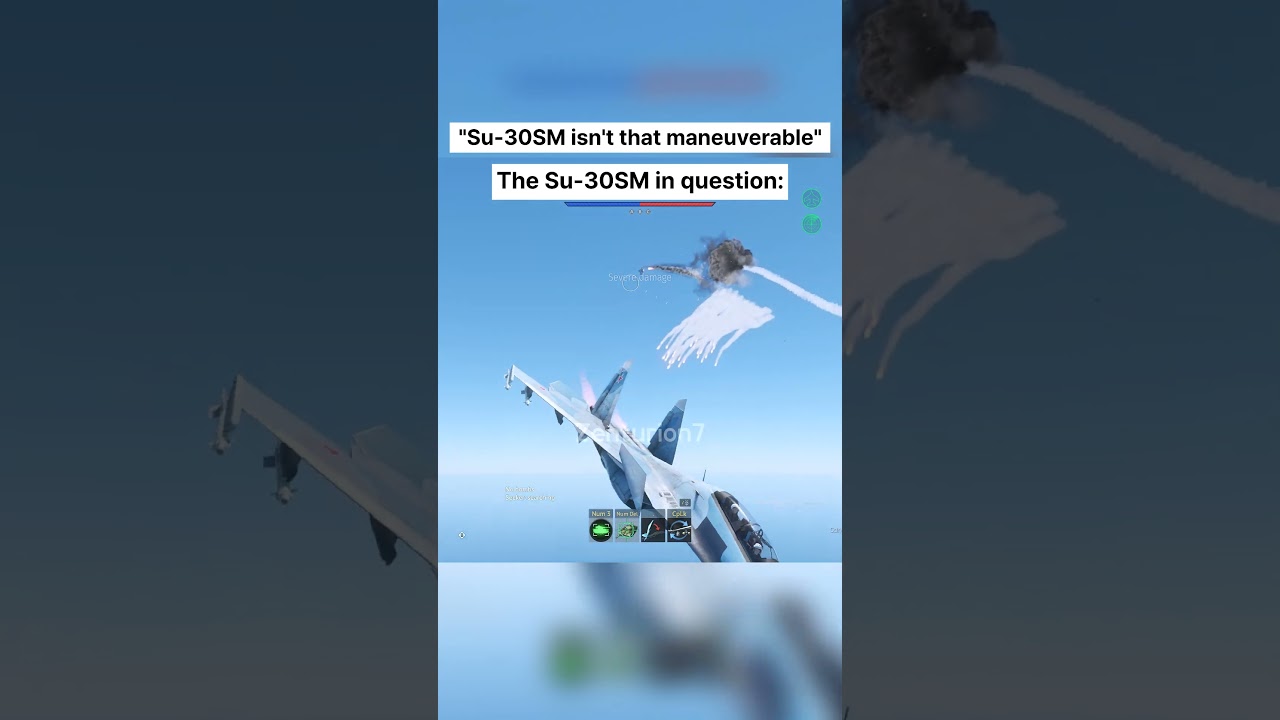 Su-30SM Defying Physics💀