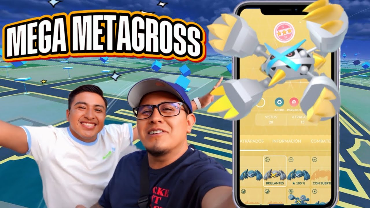 CONSEGUIMOS A MEGA METAGROSS EN SHAINY 😎  EN EL RAID DAY DE LA MEGA MÁS ESPERADA DE POKEMON GO! 🙌
