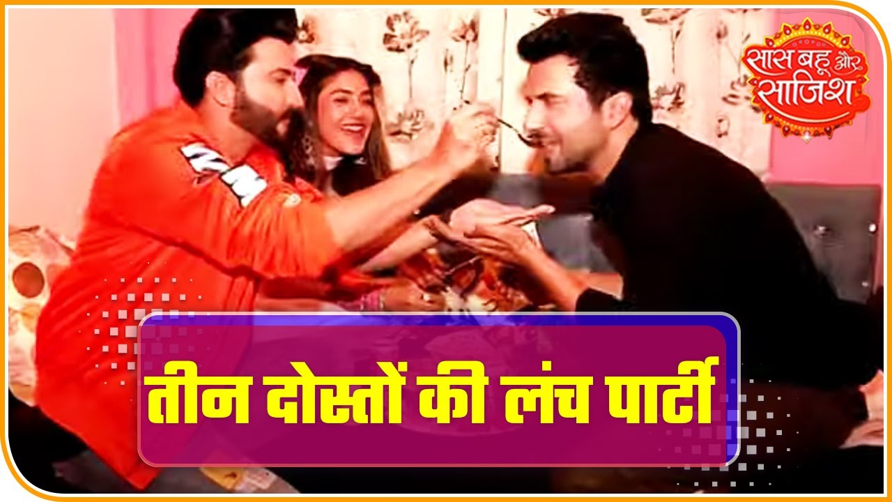 Fun get together of Dheeraj Dhoopar, Manit Joura & Surbhi Chandna