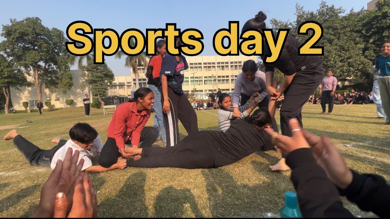 Yaha mohal thoda serious ho gaya 😬 but masti phir bhi on🔥 #vlog #sportsday #nstinoida #funnycomedy 