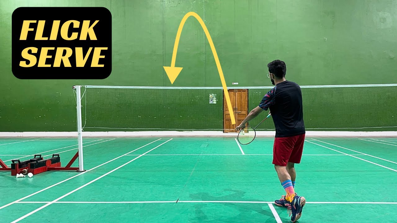 Flick Serve in Badminton with Proper Technique