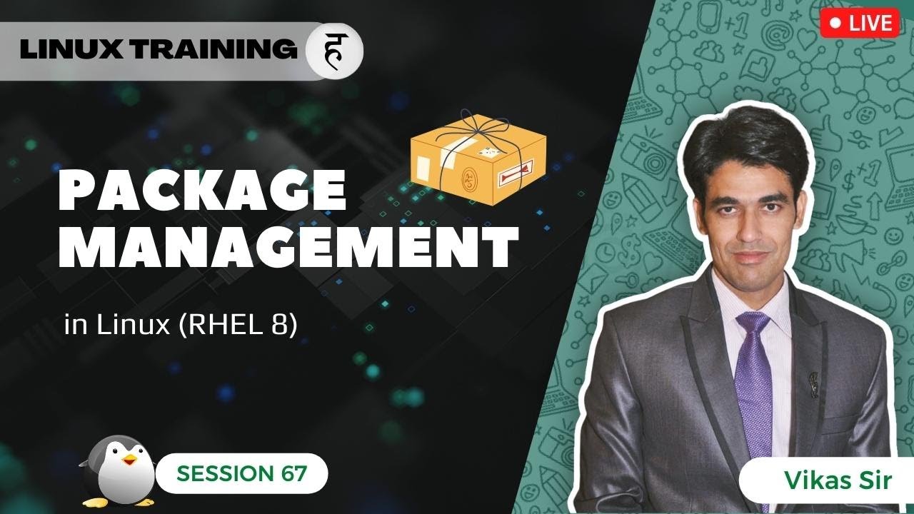 Session-67 | Package Management in Linux (RHEL 8) | Nehra Classes